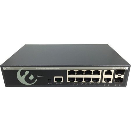 AMER NETWORKS 10 Port Layer2+/Layer3 Lite Gigabit Ethernet Switch. 8 Ports SS2GD10